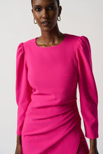 Load image into Gallery viewer, Joseph Ribkoff - Stretch Dress With Puff Sleeves

