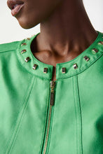 Load image into Gallery viewer, Joseph Ribkoff - Faux green jacket
