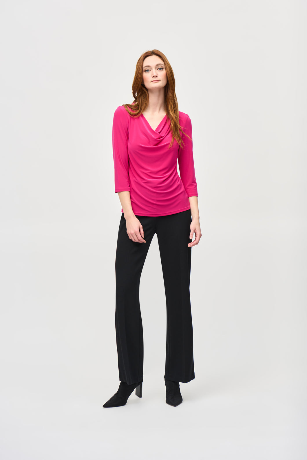 Joseph Ribkoff - Jersey Cowl Neck Top