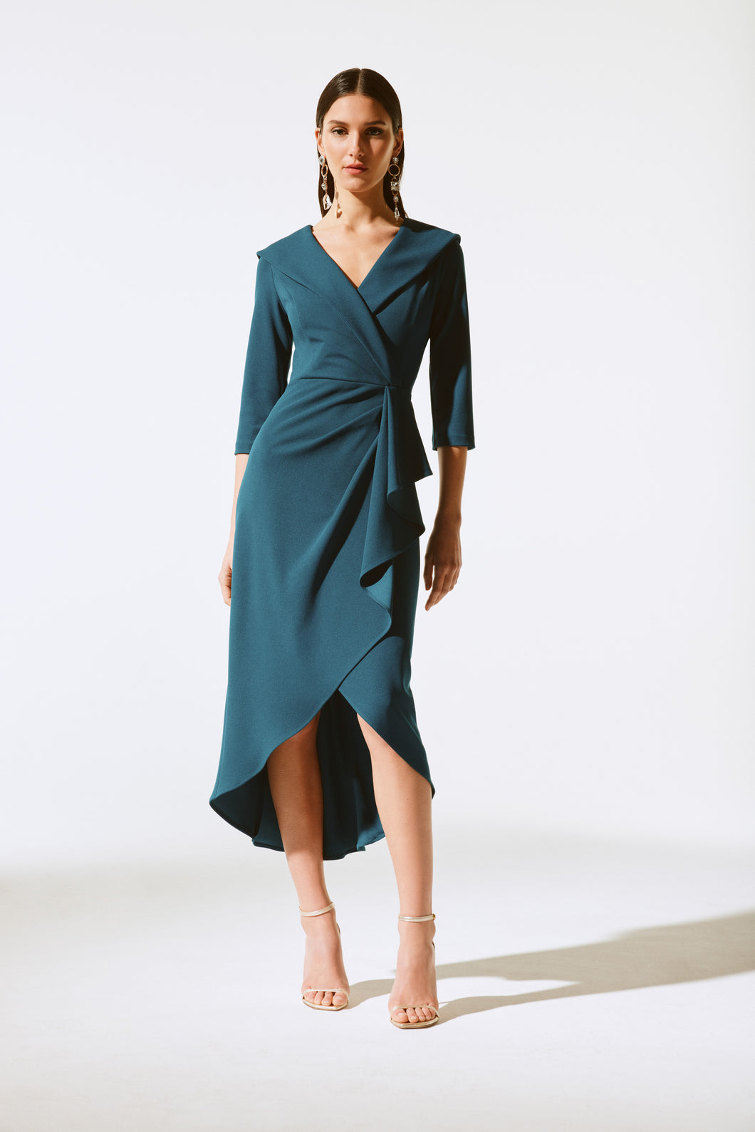 Joseph Ribkoff - Teal Fitted Dress