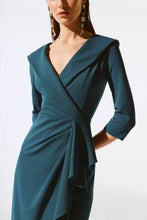 Load image into Gallery viewer, Joseph Ribkoff - Teal Fitted Dress
