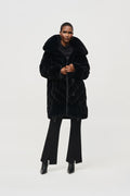 Joseph Ribkoff - Reversible Faux Fur Coat