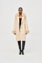 Load image into Gallery viewer, Joseph Ribkoff - Faux Fur Trim Jacket
