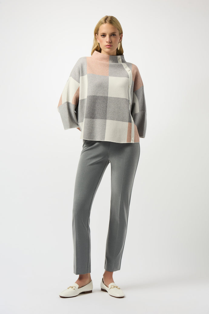 Joseph Ribkoff - Block Pink/Grey Jumper