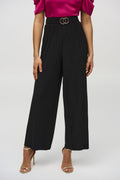 Joseph Ribkoff - Black Pleated Trouser