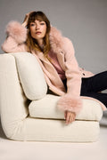 Joseph Ribkoff - Faux Fur Trim Coat