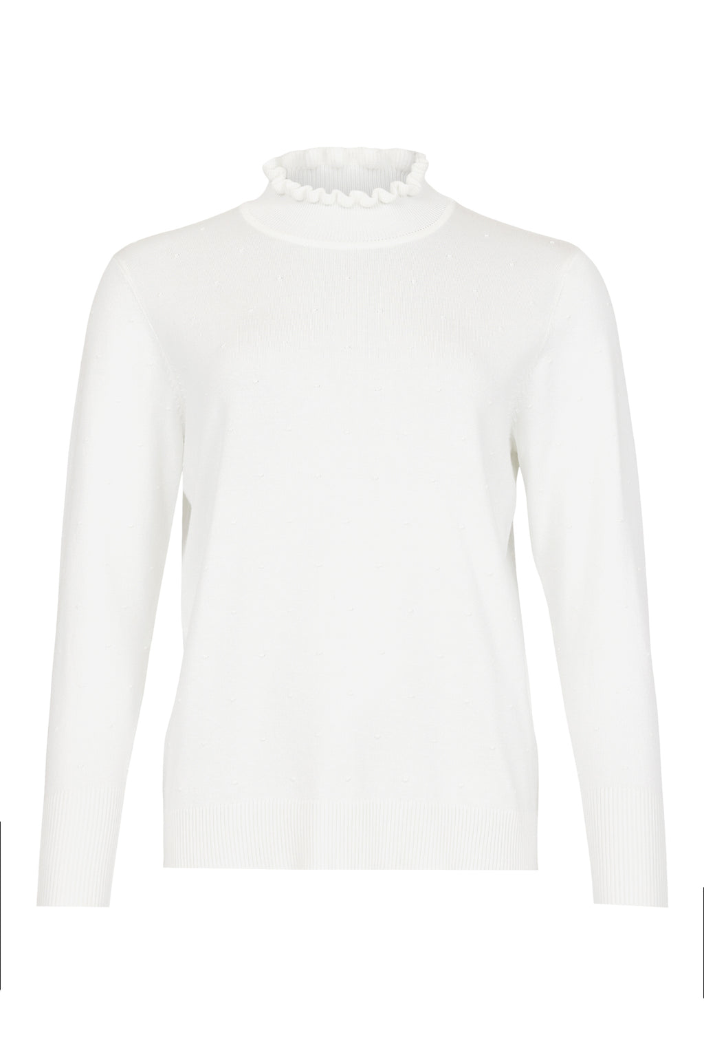 Sunday - Frill Neck Spot Detail Jumper
