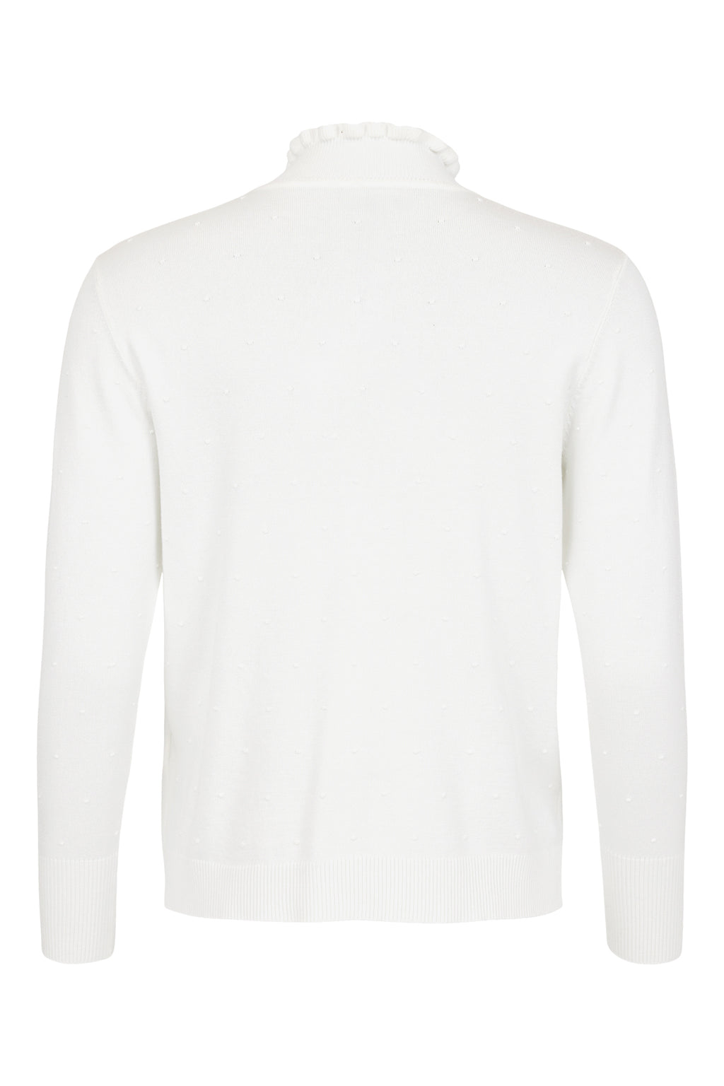 Sunday - Frill Neck Spot Detail Jumper