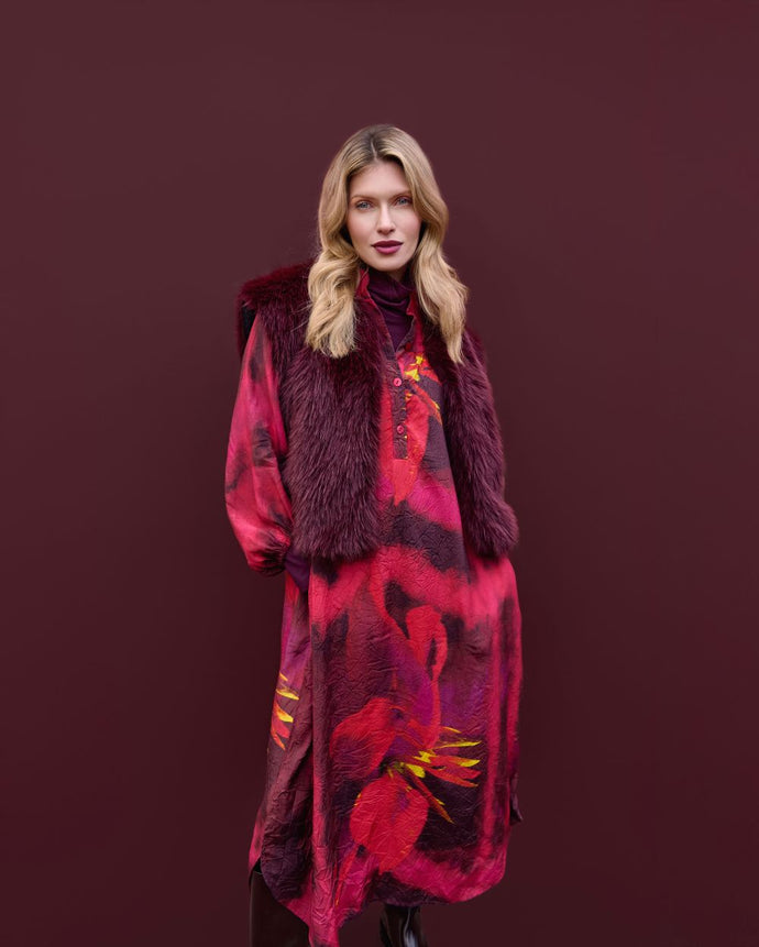 Noen - Red Print Dress