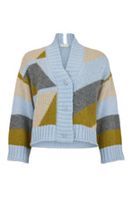 Load image into Gallery viewer, Noen - Blue Block Cardigan
