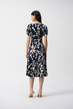 Load image into Gallery viewer, Joseph Ribkoff - Navy/Beige Dress
