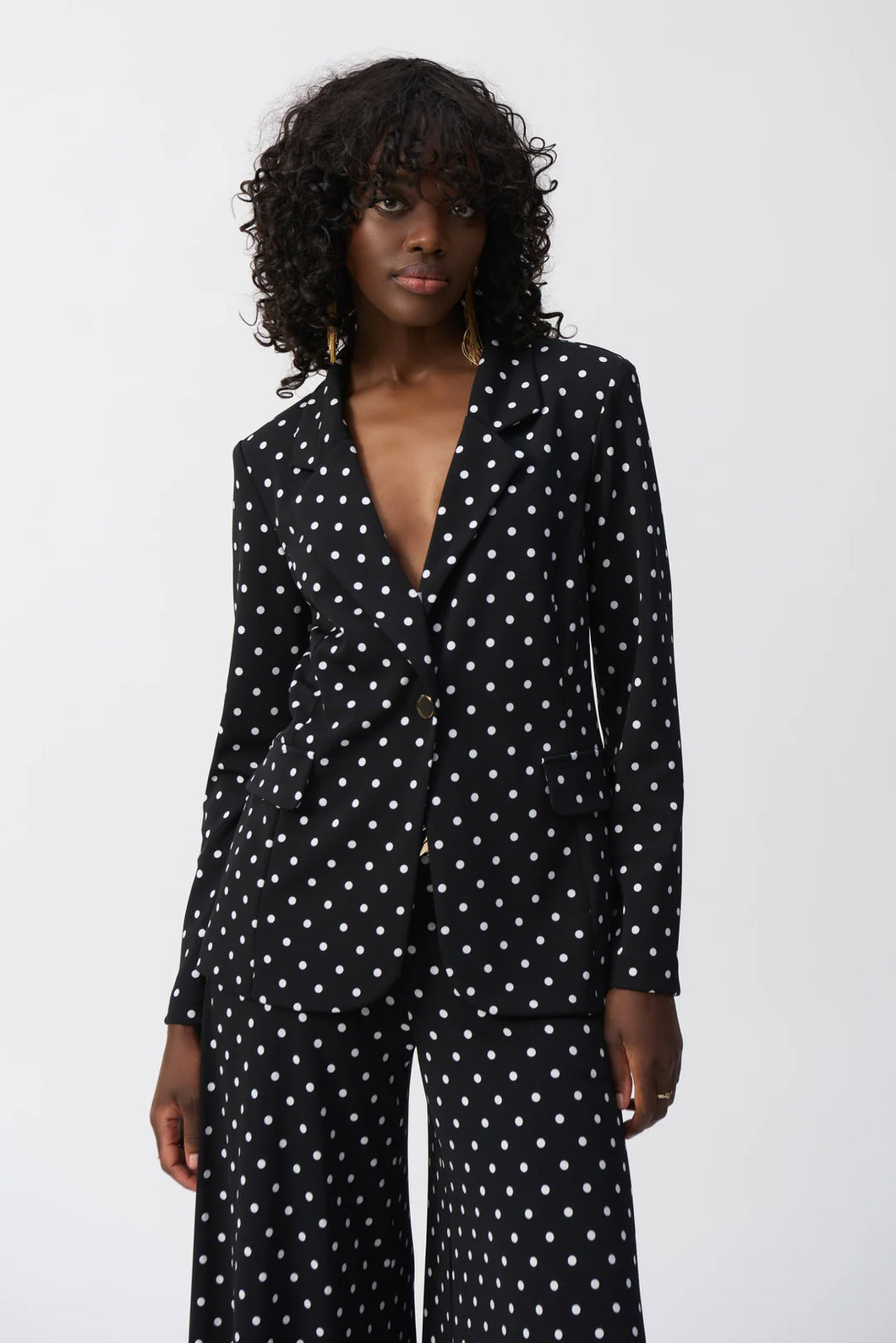 Joseph Ribkoff - Black and White Polka Dot Blazer