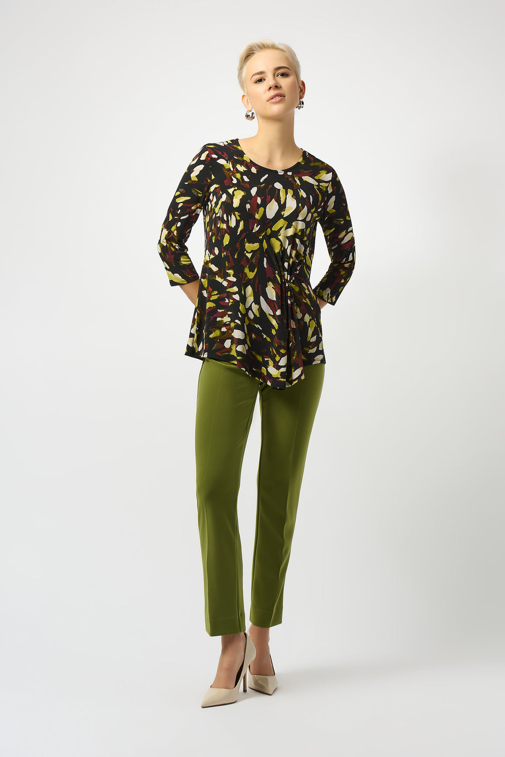 Joseph Ribkoff - Patterned Tunic Top