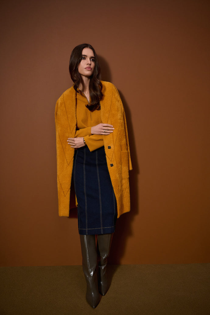 Joseph Ribkoff - Ocre Coat