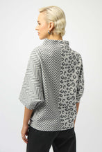 Load image into Gallery viewer, Joseph Ribkoff - Leopard Grey Jumper
