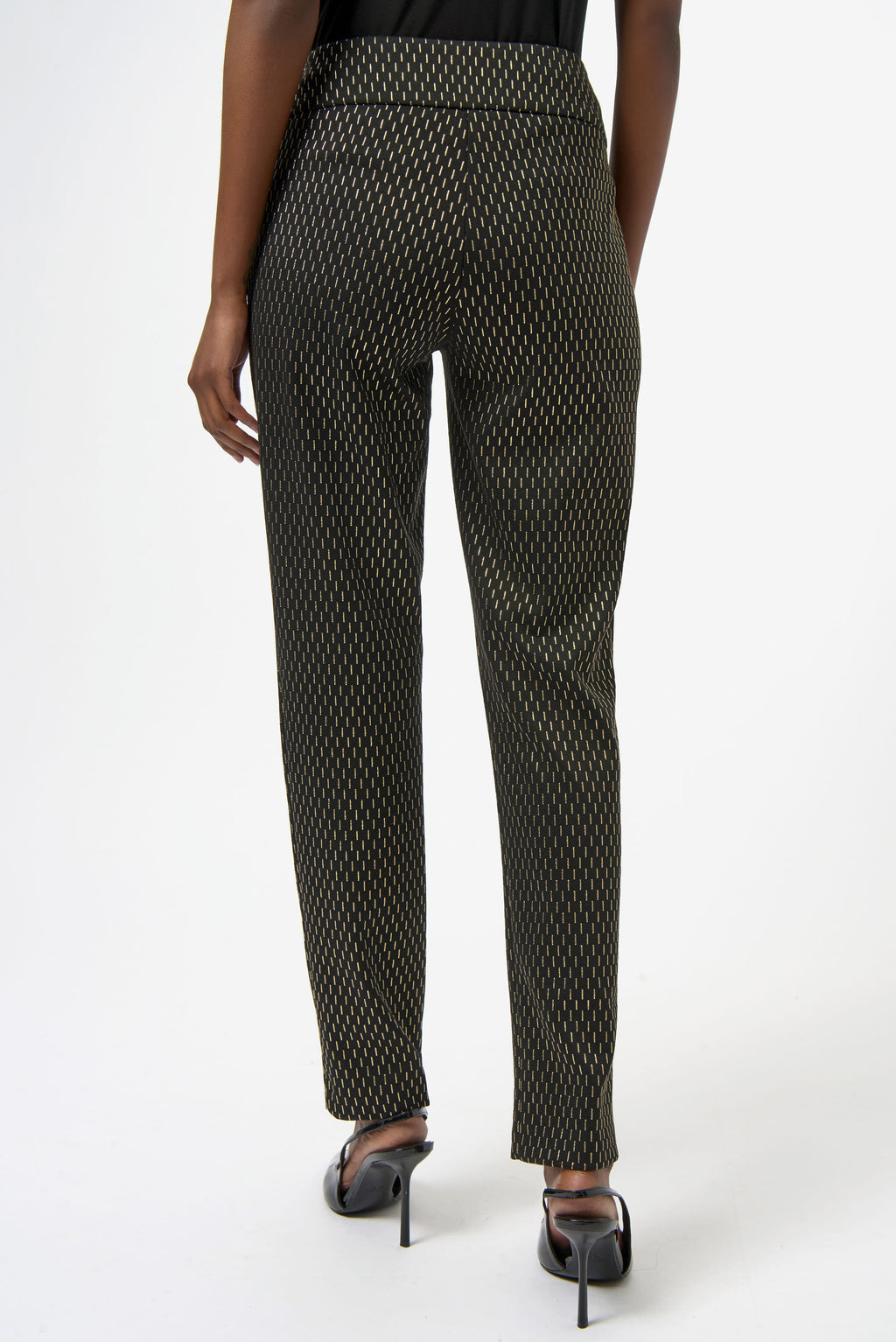 Joseph Ribkoff - Black & Gold Trouser