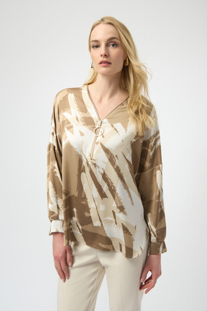 Joseph Ribkoff - Off-White / Beige Tunic