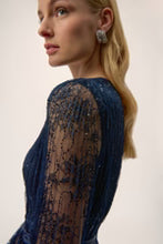 Load image into Gallery viewer, Joseph Ribkoff - Navy Lace Dress
