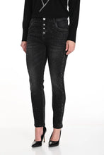 Load image into Gallery viewer, Frank Lyman - Charcoal diamante Jeans
