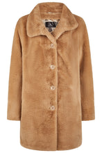 Load image into Gallery viewer, Barbara Lebek - Camel Faux Fur Jacket

