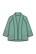 Load image into Gallery viewer, Milano Italy - Sage Open Cardigan
