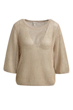 Load image into Gallery viewer, Milano Italy - Cream 2pc Jumper
