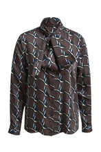 Load image into Gallery viewer, Milano Italy - Mocca Print Blouse
