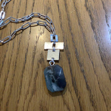 Load image into Gallery viewer, Envy - Long Sage Pendant Necklace
