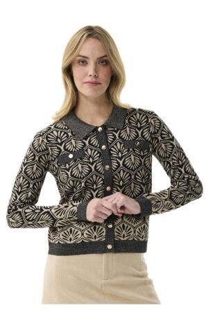 Leo & Ugo - Black/Gold Cardigan