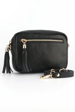 Load image into Gallery viewer, MSH - Leather zip front cross bag
