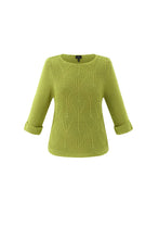 Load image into Gallery viewer, Marble - Pistachio Green Sweater 3/4 Sleeve
