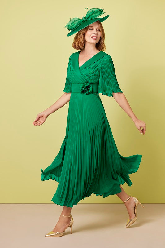 condici - Emerald Pleted Dress