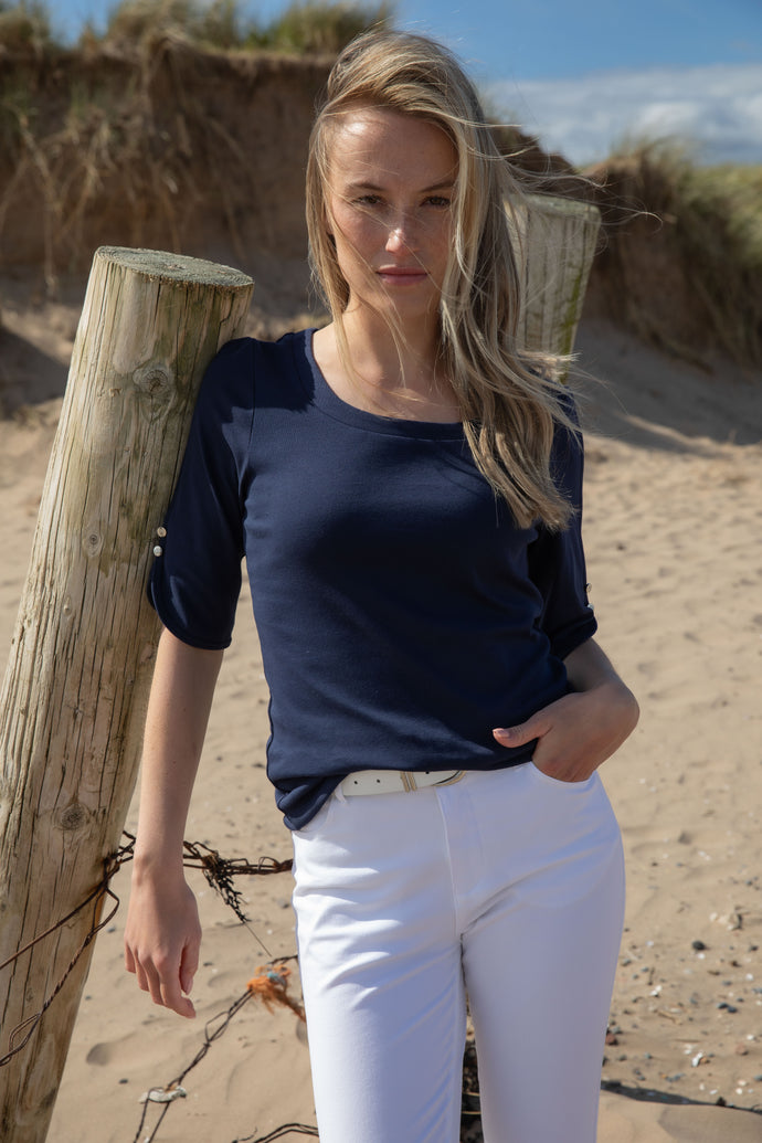 Marble - Essential 3/4 Sleeve T-Top