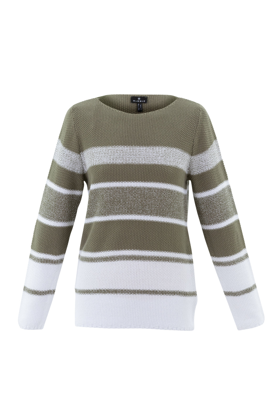 Marble - Khaki stripe jumper
