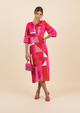 Load image into Gallery viewer, Fee G - Block Print Pink Dress
