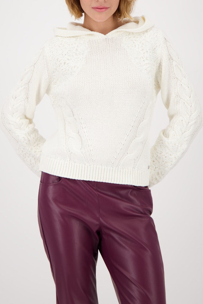 Monari - Cable and Crochet Jumper