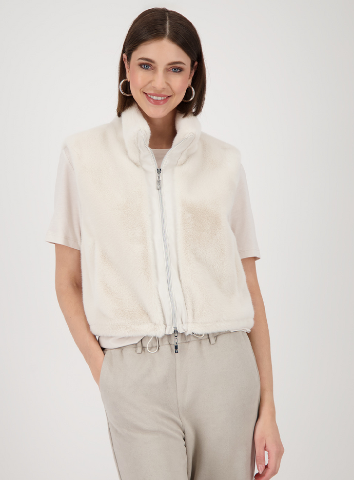 Monari - Faux Fur Waistcoat