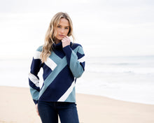 Load image into Gallery viewer, Marble - Colour Block Jumper
