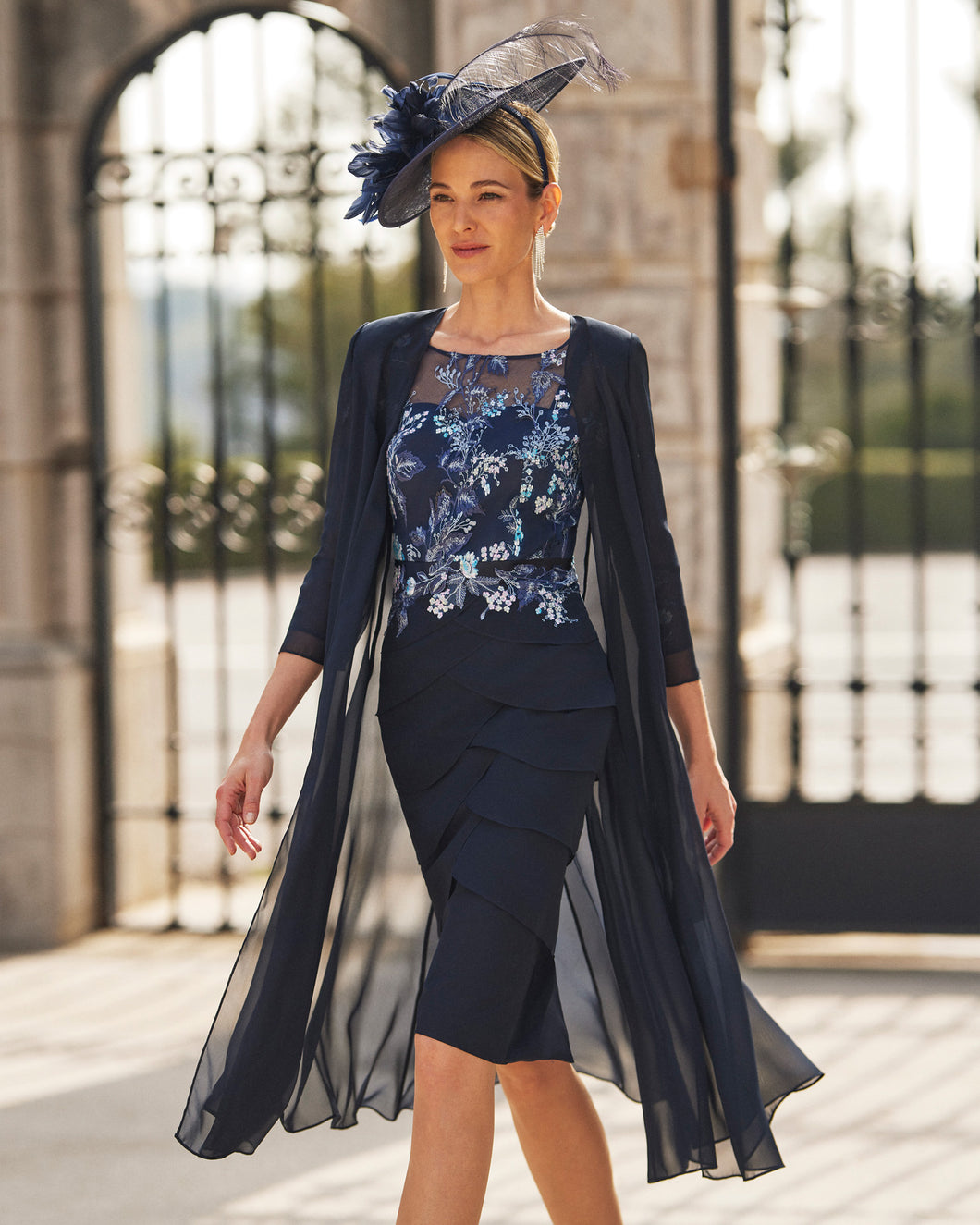 Couture Club - Navy Dress with Jacket