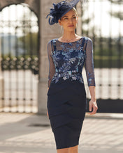 Load image into Gallery viewer, Couture Club - Navy Dress with Jacket
