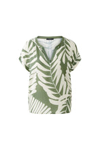 Load image into Gallery viewer, Oui - Khaki Printed Top
