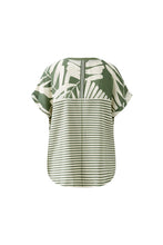 Load image into Gallery viewer, Oui - Khaki Printed Top
