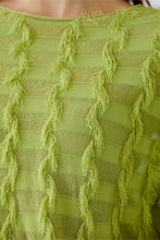 Load image into Gallery viewer, Oui - Green Tassel Jumper
