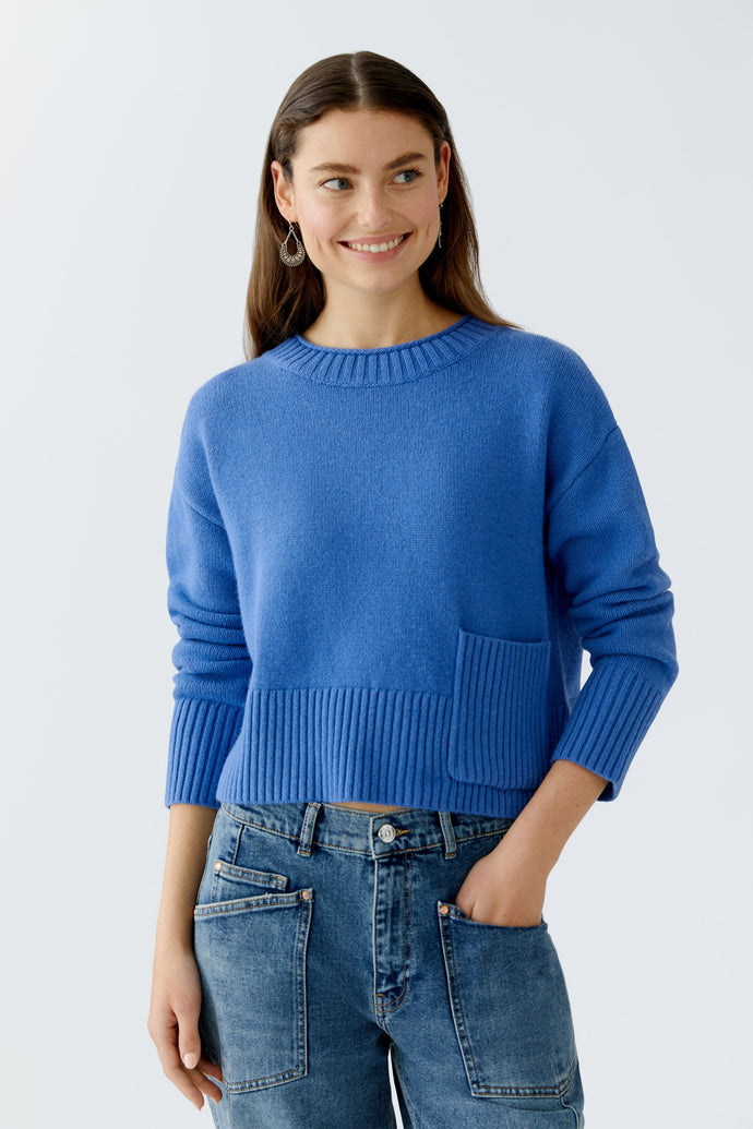 Oui - Azure Blue Jumper