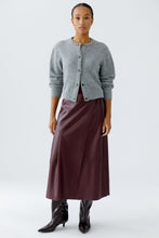 Load image into Gallery viewer, Oui - Faux Leather Wrap Skirt
