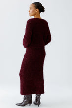 Load image into Gallery viewer, Oui - Berry Red Fluffy Jumper
