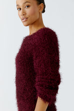 Load image into Gallery viewer, Oui - Berry Red Fluffy Jumper
