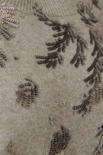 Load image into Gallery viewer, Oui - Sequin Taupe Jumper
