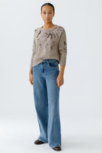 Load image into Gallery viewer, Oui - Sequin Taupe Jumper
