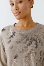 Load image into Gallery viewer, Oui - Sequin Taupe Jumper
